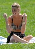 Whitney Port strips to bra filming her reality show The City inCentral Park in New York City