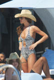 Cheryl Cole in swimsuit and Ashley Cole on the beach and at the pool in Costa del Sol