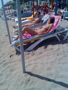 Topless Girl Chatting on Beachs1rw0aabzu.jpg